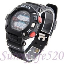 Cool Design Date Day Multifunction Waterproof Men Lady Digital Sport Wrist Watch