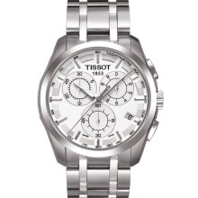 Couturier Men's Silver Chronograph Stainless Steel Watch