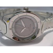 Cross Ladies Watch - Polished Stainless Steel Case Stainless Steel Adjustable