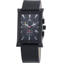 Danish Design Black Ion-plated Chronograph Men's Watch (iq14q755)