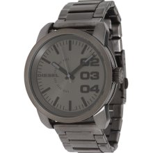 Diesel Unisex DZ1558 Grey Stainless-Steel Quartz Watch with Grey Dial