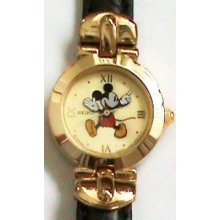 Disney Ladies Seiko Mickey Mouse Watch Brand-new/mint Hard To Find Gorgeous