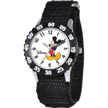 Disney Time Teacher Mickey Mouse Kids Black Watch