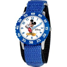 Disney Time Teacher Mickey Mouse Kids Blue Watch