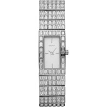 DKNY White Dial Stainless Steel Crystal Ladies Watch NY8299
