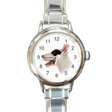 Dog Round Italian Charm Watch 29