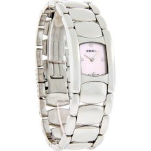 Ebel Beluga Manchette Ladies Pink MOP Diamond Swiss Quartz Watch 9057A21/19650