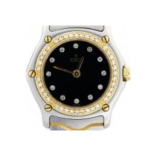 Ebel Classic Wave Two Tone Diamond Dial Ladies Watch