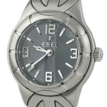Ebel Type E 9157c11 Stainless Steel Gray Swiss Made Quartz Ladies Watch