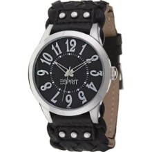Esprit Ladies Wristwatch Liberation Woven Black A.Es102412004