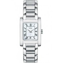Esq By Movado Women's 7101381 Mother Of Pearl With Silver Band Watch