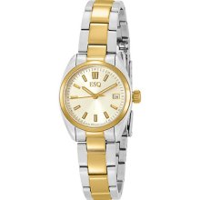 Esq Sport Classic 7101354 Ladies Stainless Steel Case Date Mineral Watch