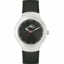 Europa Unisex Fun Watch With Silver Case And Black Dial