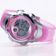 Fashion Ohsen Date Alarm Girls Digital Waterproof Quartz Sport Wrist Watch