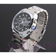 Fashion Stainless Steel Japanese Quartz Movement Men Women Lady Wrist Watch 30m