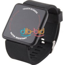 Fashion Unisex Sport Digital Touch Screen Mirror Led Watch Waterproof 2