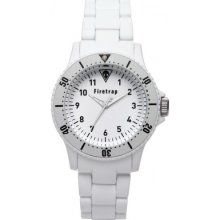 Firetrap Silicone Unisex White Rubber Watch Ft1065w