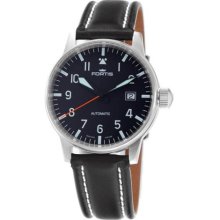 Fortis Men's 595.11.41L Flieger Automatic Black Dial Watch ...