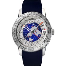 Fortis Men's 674.20.15 K B-47 WORLDTIMER GMT Swiss Automatic