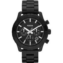 Fossil Keaton Black Ion Plated Chronograph Men's Watch CH2816