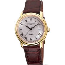 Frederique Constant Classics Automatic Silver Dial Gold-Plated Mens Watch 303MC3P5