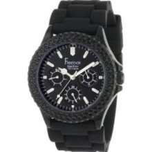 Freelook Men's HA1434-1B Sea Diver Multi-Function Black Band with