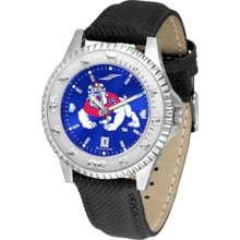 Fresno State Bulldogs FSU NCAA Mens Leather Anochrome Watch ...