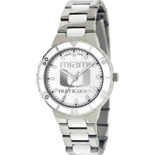 Game Time Silver Col-Pea-Mia Women'S Col-Pea-Mia Univ Of Miami Watch