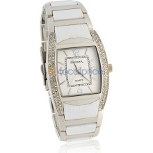 GEMAX 6195 Square Dial Tungsten Steel Men's Watch with Diamond Decoration (Silver) GEMAX 6195 Square Dial Tungsten Steel Men's Watch with Diamond Decoration (Silver)