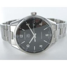 Gents Tag Heuer Carrera Calibre 5 Wv211b Automatic Date Stainless Steel Watch