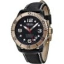 Golana Swiss Men's AQ220-1 Aqua Stainless Steel Leather Divers