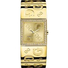 Guess Ladies Gold Tone Bangle Bracelet 80340L1 Watch
