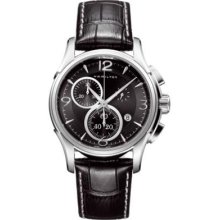 Hamilton H32612735 Watch Jazzmaster Chrono Quartz Mens - Black Dial Stainless Steel Automatic Movement