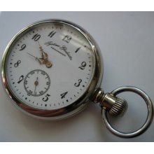 High Grade Rear And Big Systeme Glashutte Renommee Open Face Man's Pocket Watch