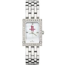 HOUSTON ROCKETS LADIES ALLURE WATCH STAINLESS BRACELET