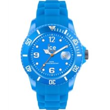 Ice Flashy 101975 Neon Blue Silicone StrapWomen's Watch