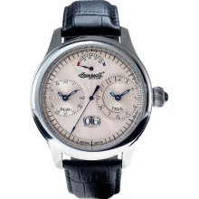 Ingersoll Automatic Men's Watch In3604cr With Black Leather Strap