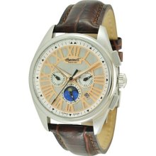 Ingersoll Men's Baltimore IN4101WH Brown Calf Skin Automatic Watc ...
