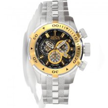 Invicta 11601 Bolt Reserve Black Gold Dial Watch