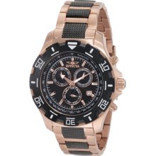 Invicta 1221 II Rose Gold-Ion Plated Stainless Steel Men's Watch