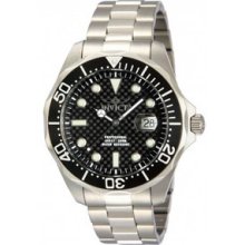 Invicta 12562 Mens Watch Pro Diver Quartz Carbon Fiber Dial
