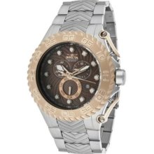 Invicta 12940 Men's Watch Pro Diver Chronograph Brown Tone Dials