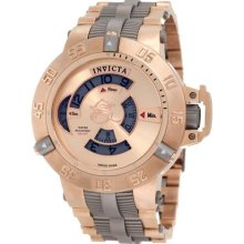 Invicta 1571 Men's Subaqua Noma Rose Gold Plated SS & Titanium Mechani
