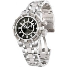 Invicta 7250 Men's Signature Bolt Stainless Steel Band Black Dial Watch