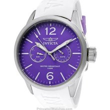 Invicta I-Force Purple Dial Stainless Steel Case White Invicta-11761