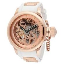 Invicta Men's 12117 Russian Diver Skeleton Rose Dial Watch