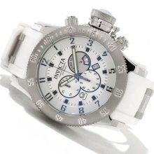 Invicta Mens Off Shore Russian Diver Swiss Chronograph White Polyurethane Watch