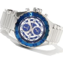 Invicta Men's Pro Diver Touring Quartz Chronograph Stainless Steel Bracelet Watch BLUE