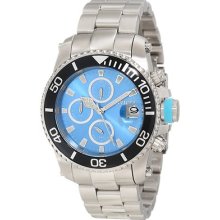 Invicta Men's Pro Diver Chronograph Blue Dial Stainless Steel Watch 11219