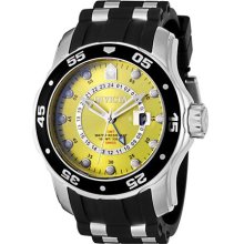 Invicta Men's Pro Diver GMT Black Polyurethane